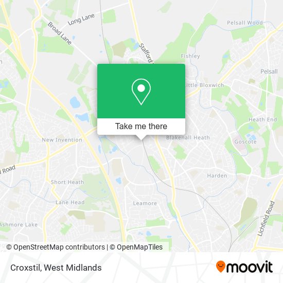 Croxstil map