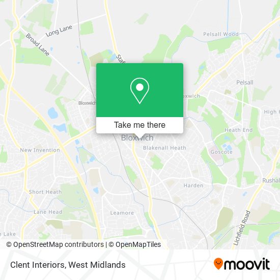 Clent Interiors map