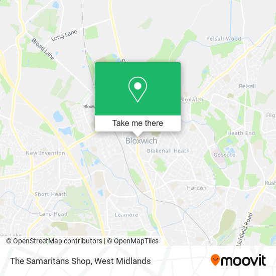 The Samaritans Shop map