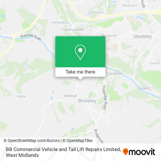 BB Commercial Vehicle and Tail Lift Repairs Limited map