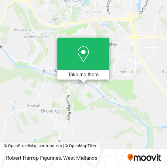 Robert Harrop Figurines map