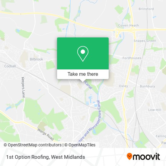 1st Option Roofing map