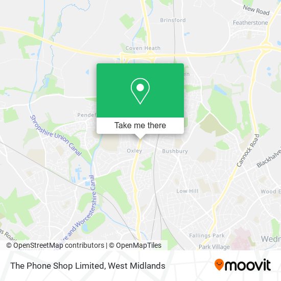 The Phone Shop Limited map