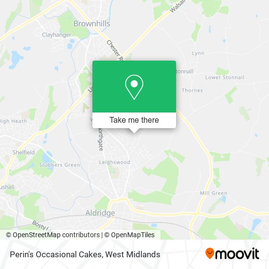 Perin's Occasional Cakes map