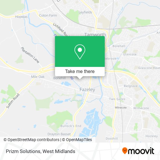 Prizm Solutions map
