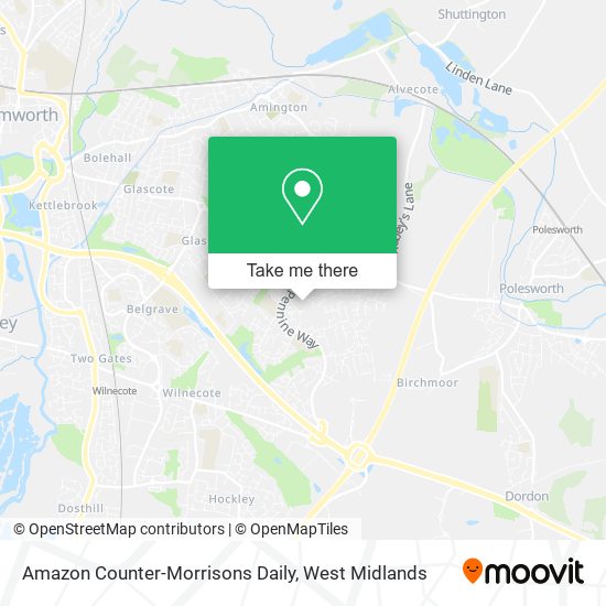 Amazon Counter-Morrisons Daily map