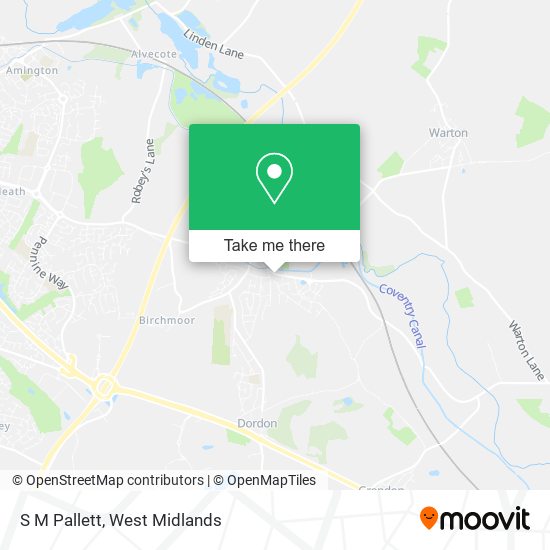 S M Pallett map
