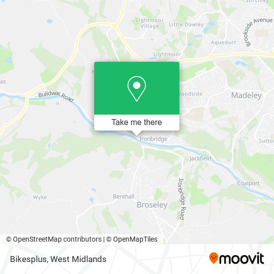 Bikesplus map