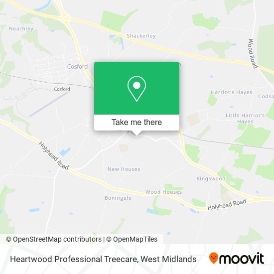 Heartwood Professional Treecare map