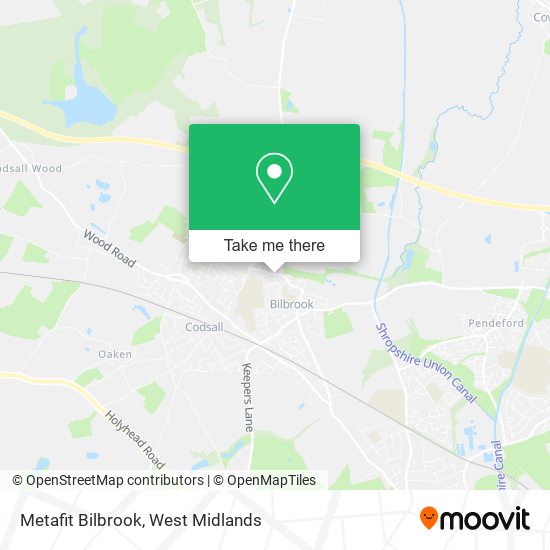 Metafit Bilbrook map