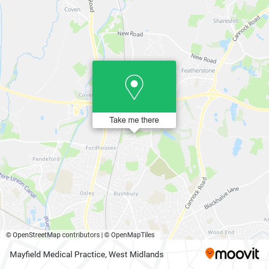 Mayfield Medical Practice map