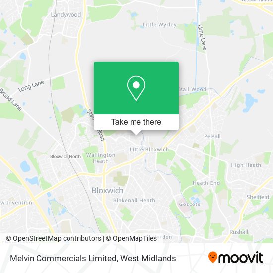 Melvin Commercials Limited map
