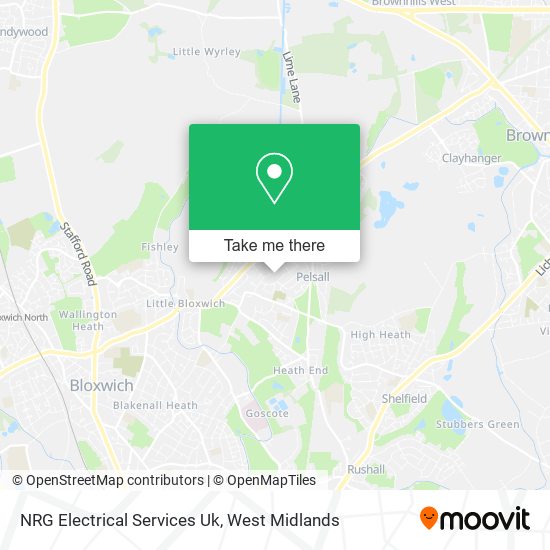NRG Electrical Services Uk map