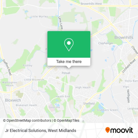 Jr Electrical Solutions map