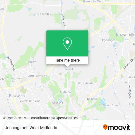 Jenningsbet map