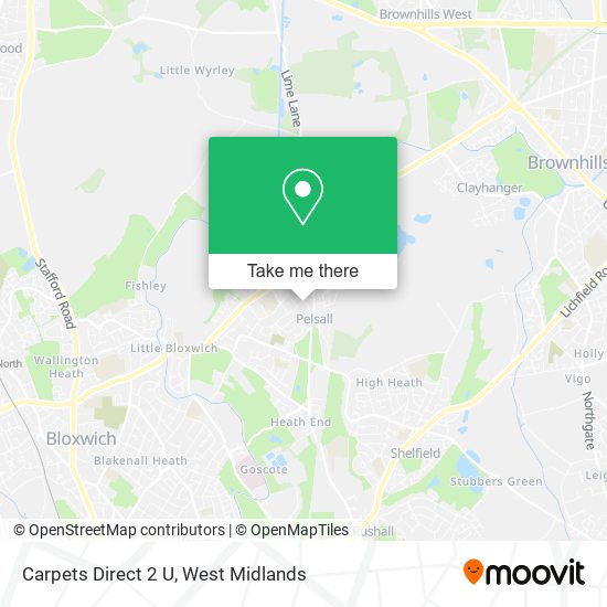 Carpets Direct 2 U map