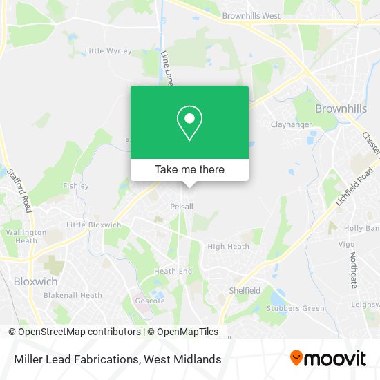 Miller Lead Fabrications map