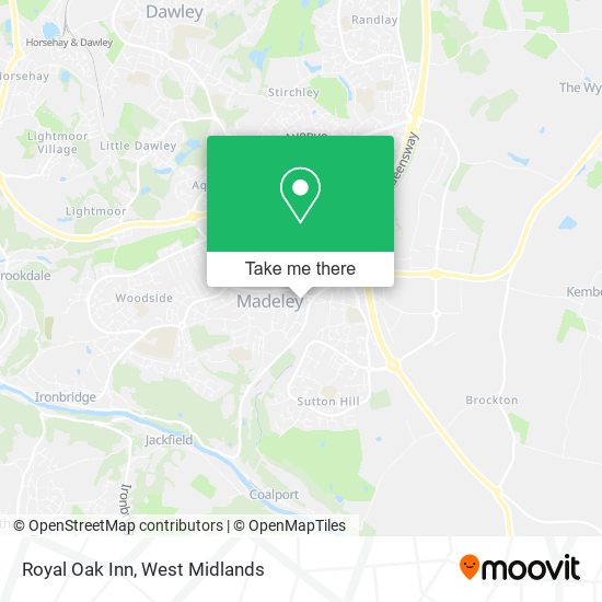 Royal Oak Inn map