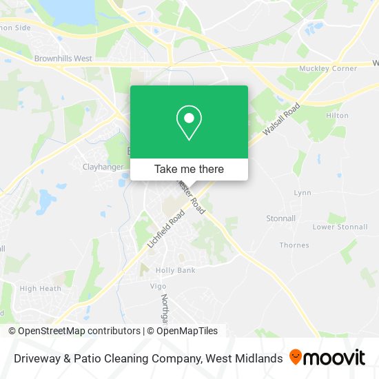 Driveway & Patio Cleaning Company map