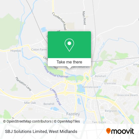 SBJ Solutions Limited map