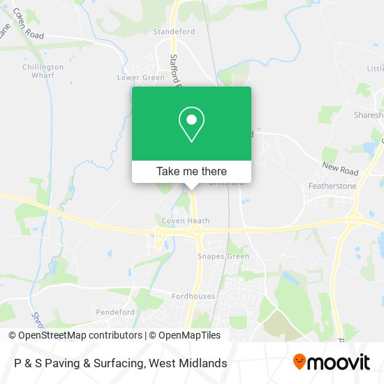 P & S Paving & Surfacing map
