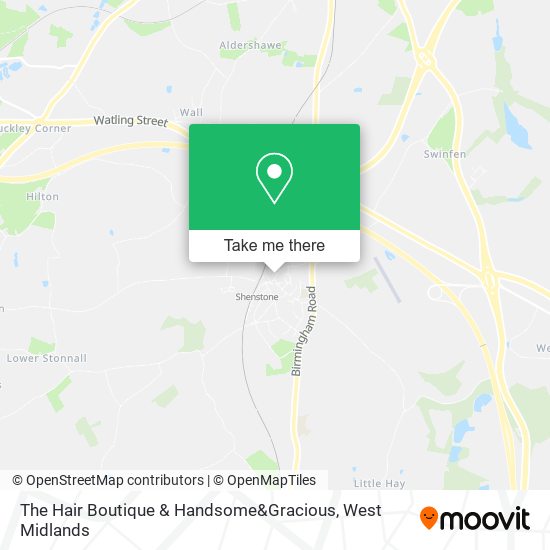 The Hair Boutique & Handsome&Gracious map