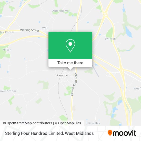 Sterling Four Hundred Limited map