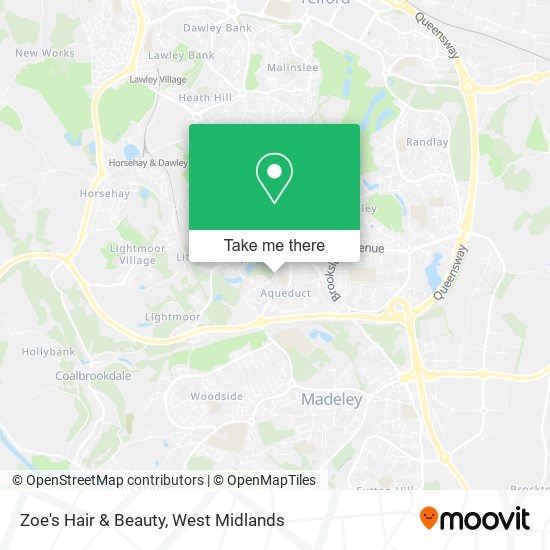 Zoe's Hair & Beauty map