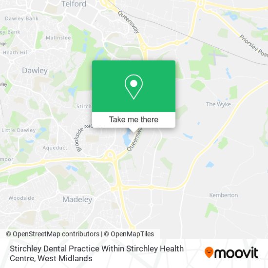Stirchley Dental Practice Within Stirchley Health Centre map