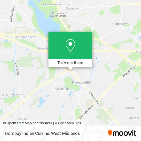 Bombay Indian Cuisine map