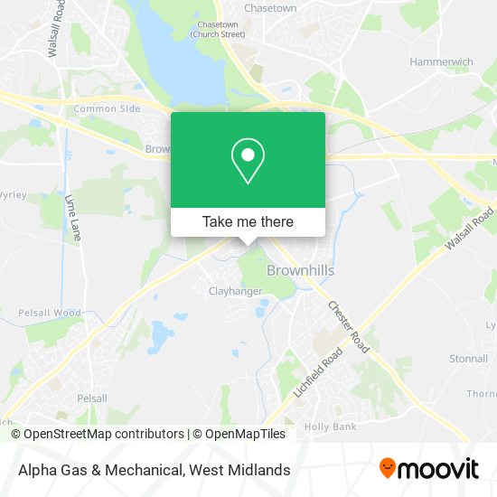 Alpha Gas & Mechanical map