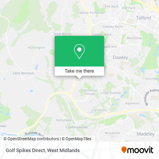 Golf Spikes Direct map