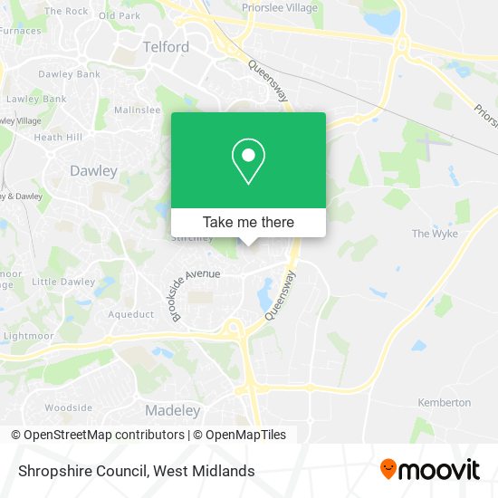 Shropshire Council map