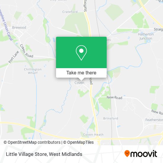 Little Village Store map