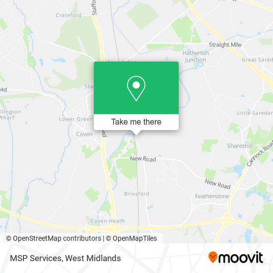 MSP Services map