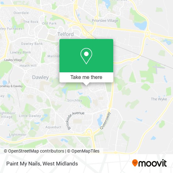 Paint My Nails map