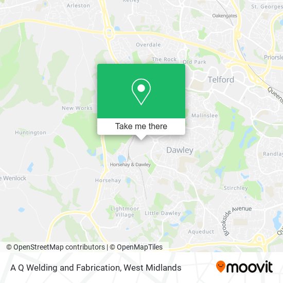 A Q Welding and Fabrication map