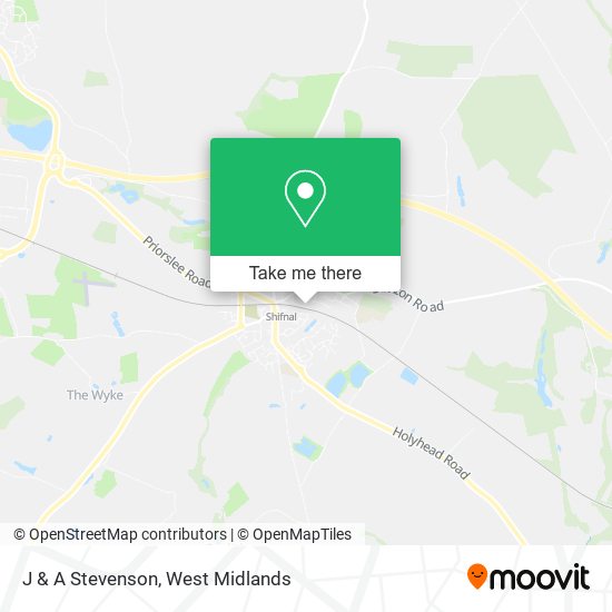 J & A Stevenson map