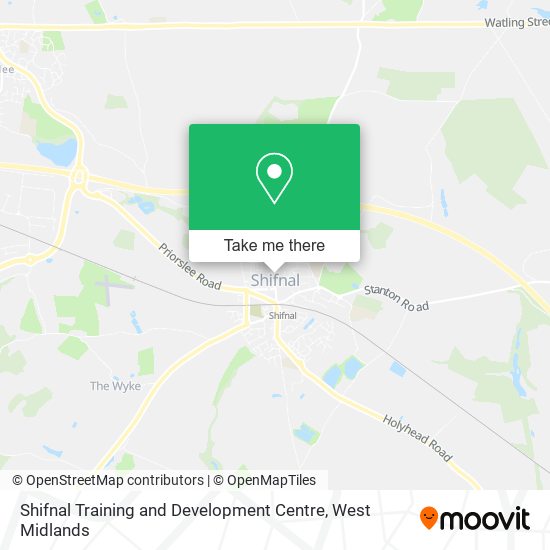 Shifnal Training and Development Centre map