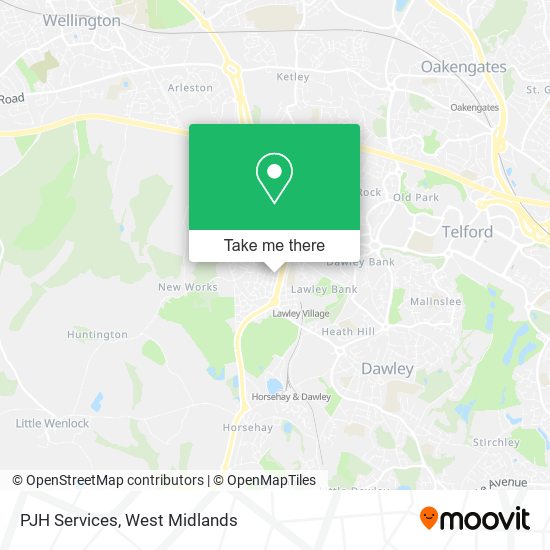 PJH Services map