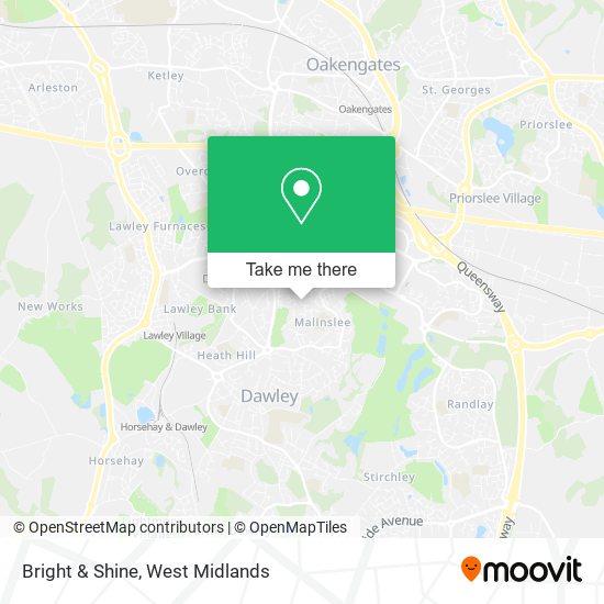 Bright & Shine map