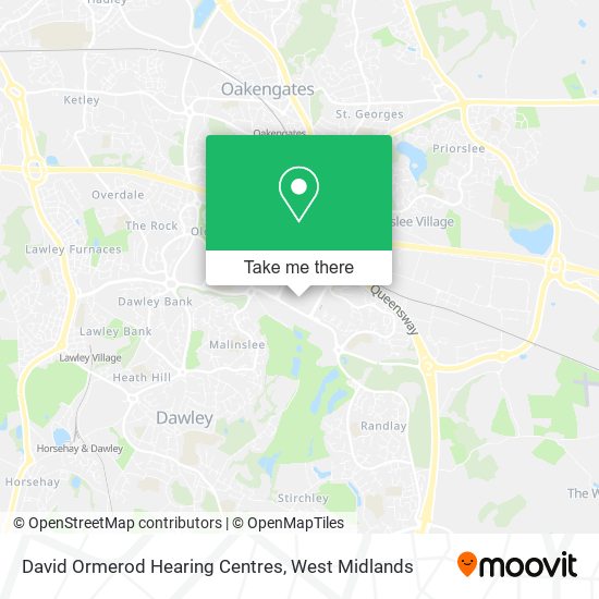 David Ormerod Hearing Centres map