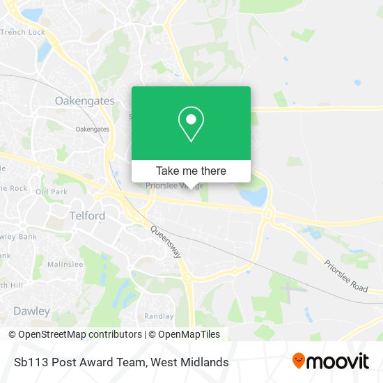 Sb113 Post Award Team map