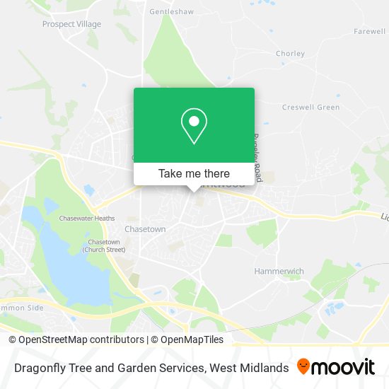 Dragonfly Tree and Garden Services map