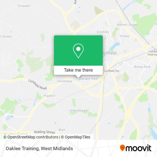 Oaklee Training map