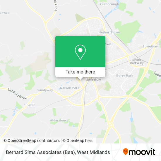 Bernard Sims Associates (Bsa) map