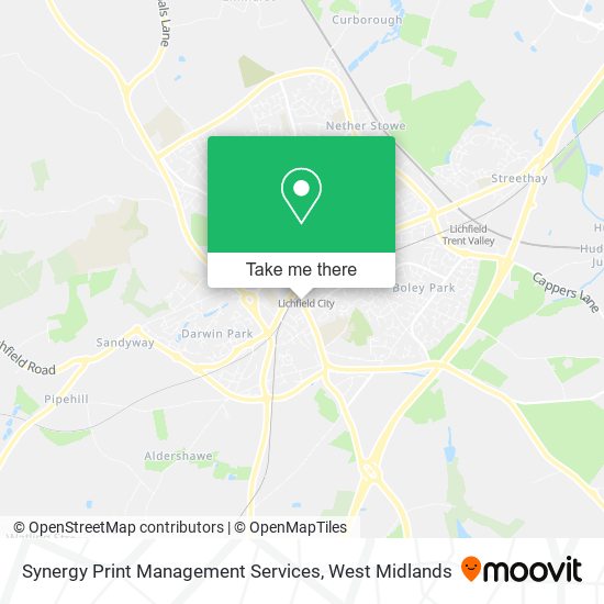 Synergy Print Management Services map