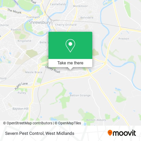 Severn Pest Control map