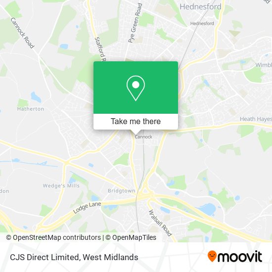 CJS Direct Limited map