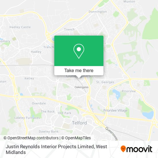 Justin Reynolds Interior Projects Limited map